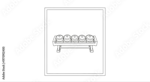 Traditional Indonesian Gamelan Instrument Set on Wooden Stand