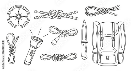 Outdoor gear and survival tools.