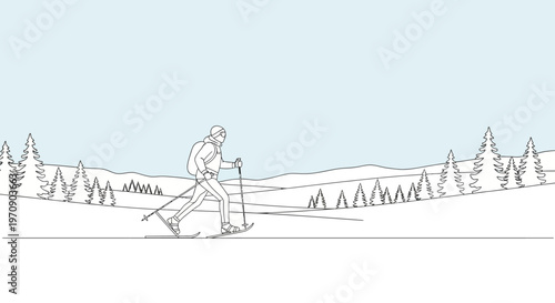 Person skiing on snowy slope fast.