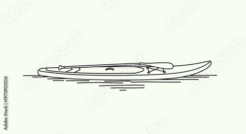 Small white speed boat floating water.