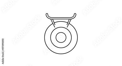 Simple Gong Icon
