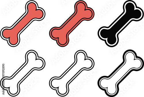 Dog Bone Pet Elements Collection Set. Dog Bone Animal Pet Elements Set. Dog Bone Pet Care Elements Collection. Dog Bone Pet Food Elements Set. Dog Bone Cute Pet Elements Collection. Dog Bone Pet Shop