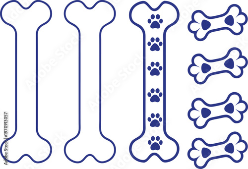 Dog Bone Pet Elements Collection Set. Dog Bone Animal Pet Elements Set. Dog Bone Pet Care Elements Collection. Dog Bone Pet Food Elements Set. Dog Bone Cute Pet Elements Collection. Dog Bone Pet Shop