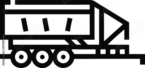 Heavy Duty Agricultural Trailer Designed for Transporting Farm Products and Supplies