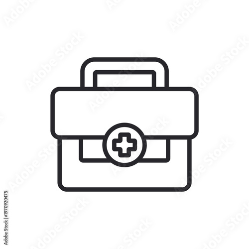 medical icons outline and Flat Style,transparent background