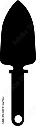 Set of garden tools spade, rakes, pitchforks, shovels. Vector illustration. Garden tools silhouette set with shovel, pitchfork, leaf rake and soil rake, outdoor farming equipment, cad drawing flat vec