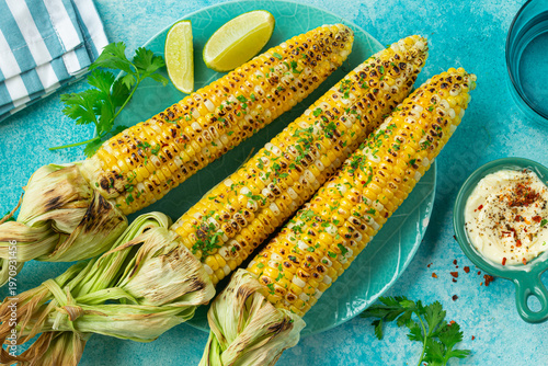 grilled corn on the cob