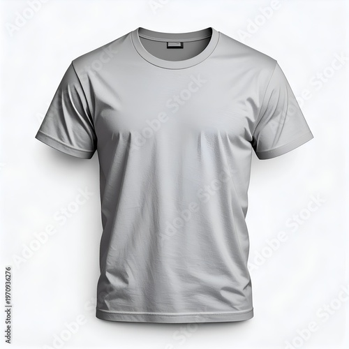 Neutral Gray T Shirt Mockup Premium Minimal Apparel Display