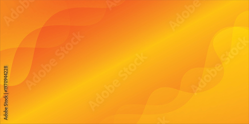 Abstract Orange Yellow Gradient Background Modern Minimal Bright Wave Design