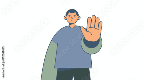 A handsome young Arab man wearing a cap and uniform smiles while gesturing with a thumb up and pointing at you in a studio