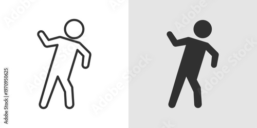 Stretching Icon representing flexibility exercises, warm-up routines, physical fitness, muscle relaxation, yoga practices, and overall body wellness for an active and healthy lifestyle.
