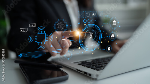 Fotografija An advanced AI system for business and financial analysis
