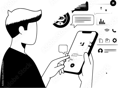 woman using a mobile phone