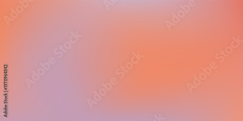 Soft abstract simple and dreamy summer background with a pastel gradient inspired by sunset or sunrise. Abstract smooth transitions of purple, pink, orange abstract simple art