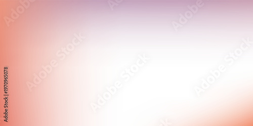 Soft abstract simple and dreamy summer background with a pastel gradient inspired by sunset or sunrise. Abstract smooth transitions of purple, pink, orange abstract
