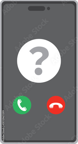 着信画面　非通知　スマートフォン