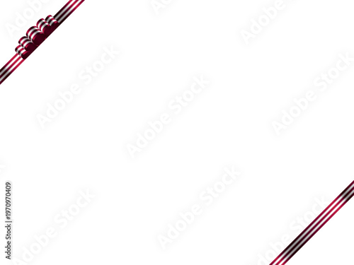 リボン波、縞、斜F、11ワイン