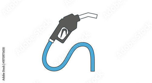 Blue Cable Lock with Key.