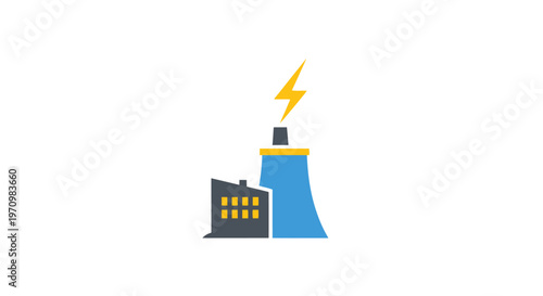 Industrial Power Plant Energy Facility.