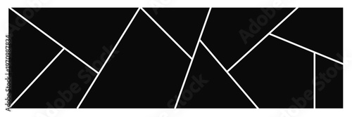 Photo collage template. Mood board grid. Square picture frame. Photography album layout. Vector illustration .EPS 20 .