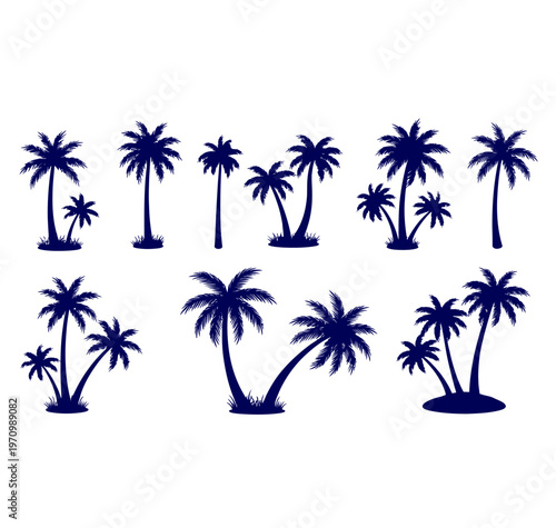 European countries map silhouettes collection with internal divisions and shadows