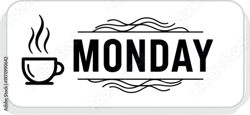 Embrace the start of the work week with a comforting hot beverage, perfect for kicking off a productive Monday morning routine