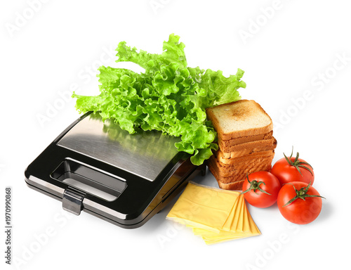 Electric sandwich maker wit...
