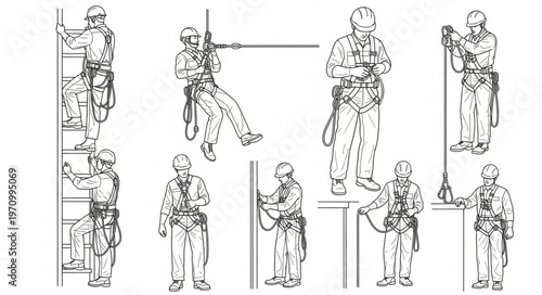 Collection of Military Personnel Performing Various Tactical Operations.