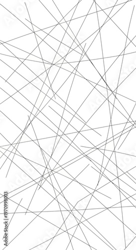 Intersecting Gray Lines on White Background.