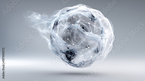 Clean Minimal Globe Made of...