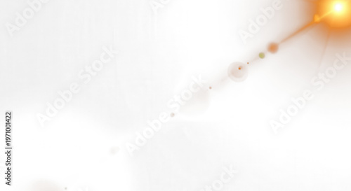 A warm orange light leak creates a cinematic glow on a solid black background.