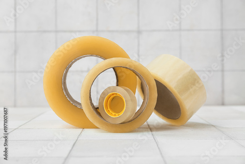 Different adhesive tape rol...