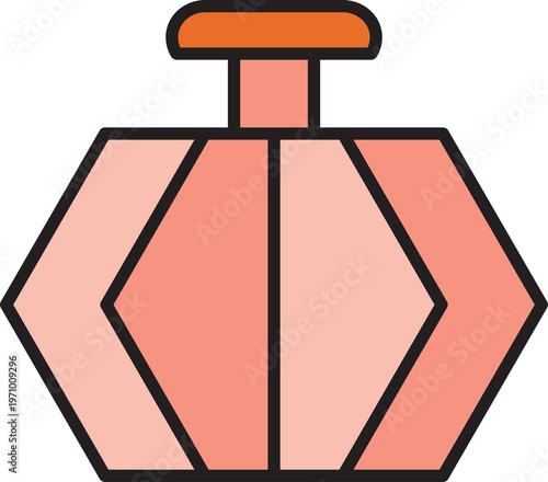 Fotografia perfume glass bottle icon