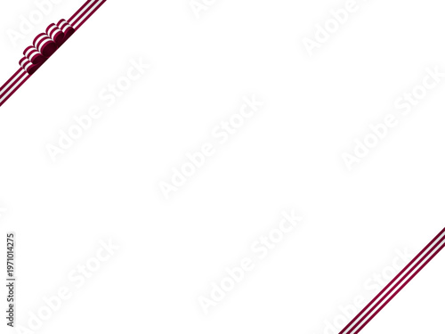 リボン波、縞、斜F、m11ワイン