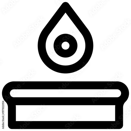 Crema catalana. Editable stroke vector icon.