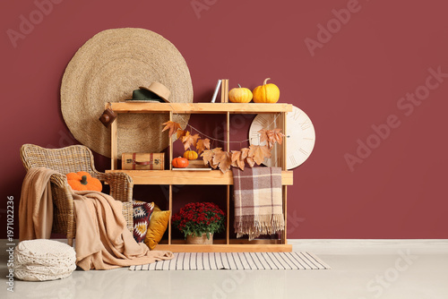 Interior of cozy room with ...