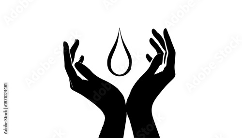 vector illustration of human hands