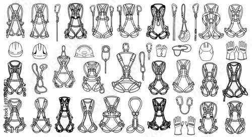 Collection of Viking Thor Hammer Mjolnir Symbols.