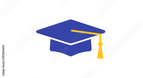 Graduation Cap Icon Symbol Education.