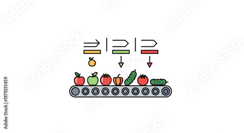 Tractor with vegetables on tracks moving.