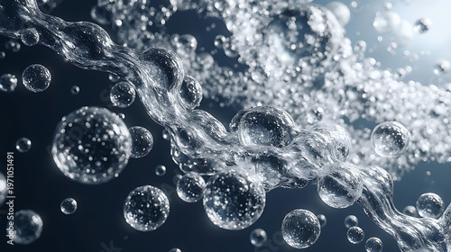 water drops on a glass surface