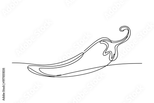 Continuous line of a single wave in minimalist style ocean line minimalist