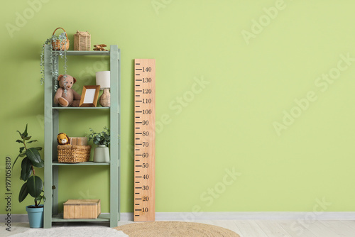 Shelf unit with toys and st...