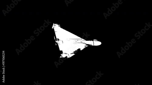 Drone Shahed Alert Glitch Notification Warning Blank Screen. Glitch Warning Screen With White Drone Seamless Motion Loss Signal.