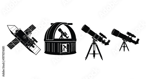 Astronomy equipment for stargazing and space exploration