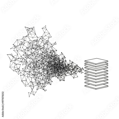 Network Connection to Data Storage.