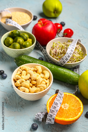 Healthy diet food concept w...