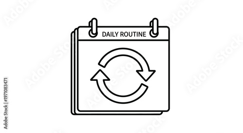 Vector art design of a 2026 new year calendar icon featuring a cartoon animal face symbol for business web apps