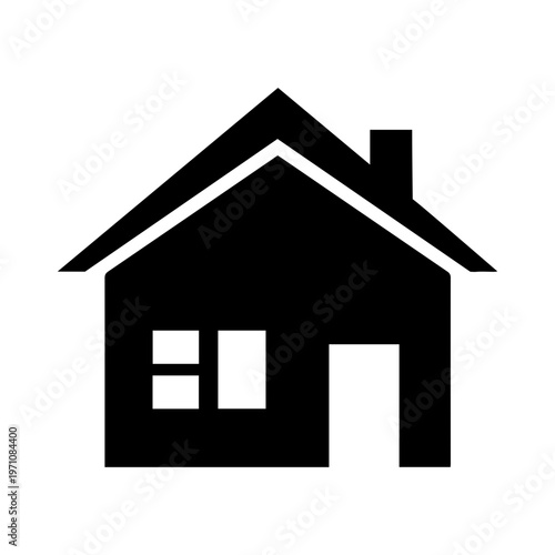 House icon black silhouette symbol simple