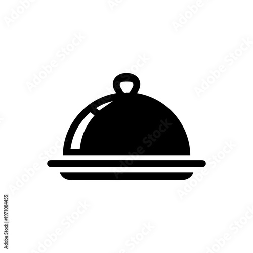 Food serving dish with lid icon